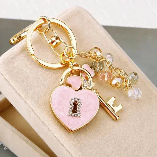Key-Heart Lock Charm