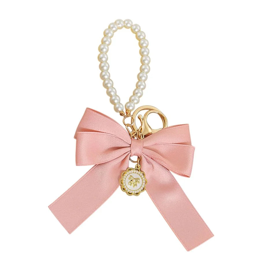 Bow Pearl Charm